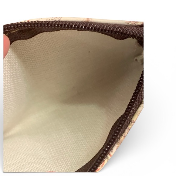 Cannes French Riviera Rare Small Zipper Coin Pouch Key Ring NEW - Picture 2 of 4